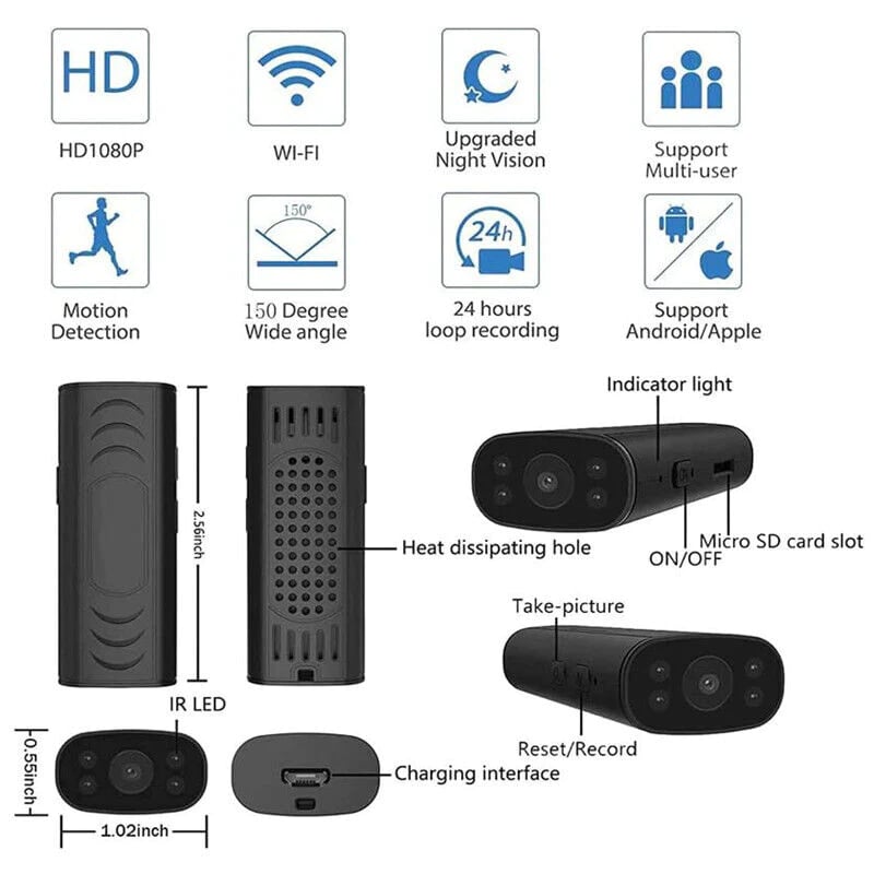 🔥HOT SALE🔥Wireless Wifi Camera Security Camera🎁🎁BUY MORE SAVE MORE