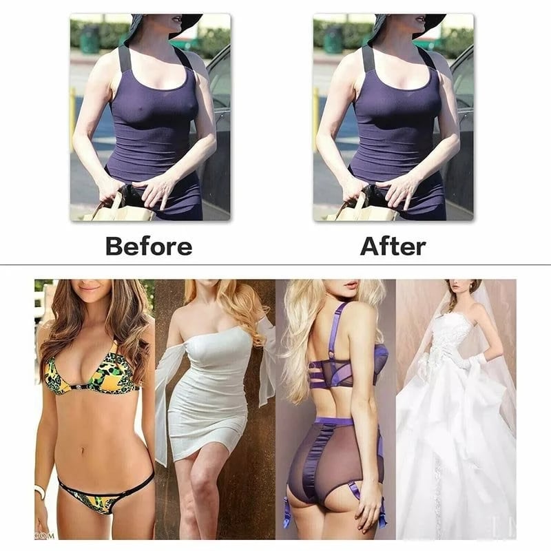🔥LAST DAY BUY 1 GET 2 FREE(Add 3 To Cart)😲- Invisible Lifting Bra ⚡(Latex-free and Allergy-friendly)